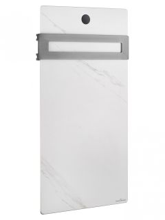 Полотенцесушитель электрический Wonzon & Woghand Stuttgart WW-A501-GM 42x80 см с каменной плитой белый мрамор/тёмный графит